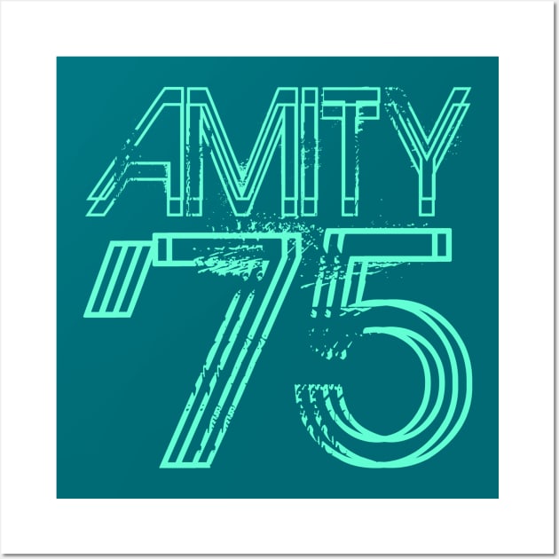 Amity '75 Blue Origins Wall Art by TheDaintyTaurus